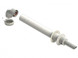 Комплект коаксиальный утепленный диам. 60/100L (El, Bs, F, NF, U) RTF12.001