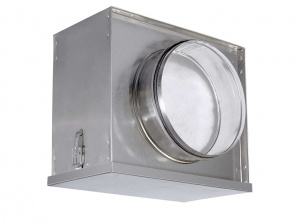 Воздушный фильтр-бокс Shuft с фильтром для круглых воздуховодов FBCr 100