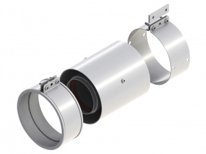 Адаптер вертикальный диам.60/100 (V) ROYAL THERMO RTF03.006