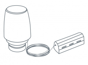 Термоголовка с выносным датчиком М30х1,5