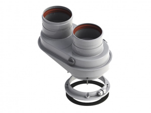 Адаптер разделительный моноблочный диам.80 (El, Bs, F, NF, U) ROYAL THERMO RTF04.001