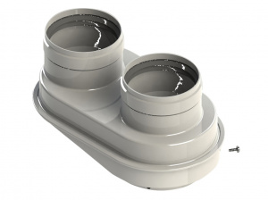 Адаптер разделительный моноблочный диам.80 (Br) ROYAL THERMO RTF04.005