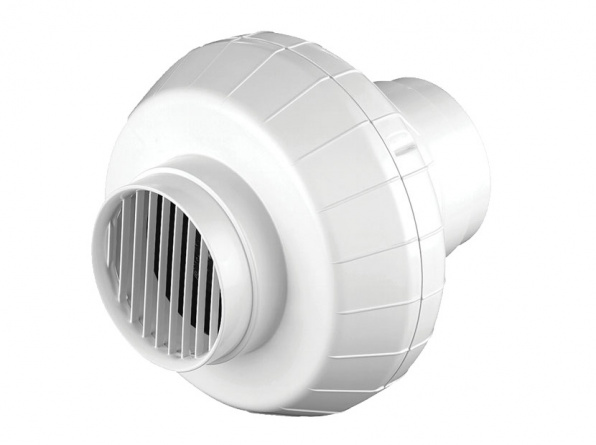 Круглый канальный вентилятор в пластиковом корпусе серии Flow 160 фото 1