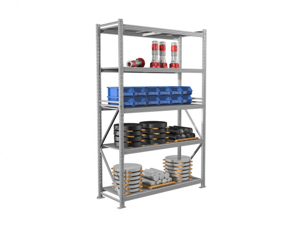 Стеллаж MS Pro 300/150x80/5 фото 1