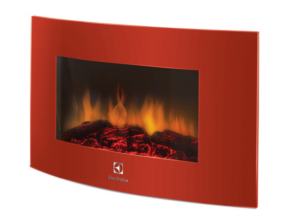Электрический камин Electrolux EFP/W-1200URLS Красный фото 1