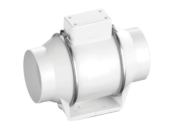 Круглый канальный вентилятор в пластиковом корпусе Flow 100 фото 1