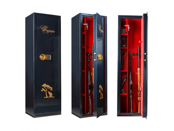 Оружейный сейф САФАРИ EL GOLD* (черный) фото 1