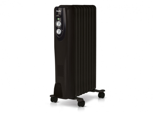Масляный радиатор Ballu Classic black BOH/CL-09BRN 2000 (9 секций) фото 1